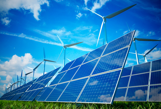 Generación de energía eléctrica, con tecnología Fotovoltaica y Eólica